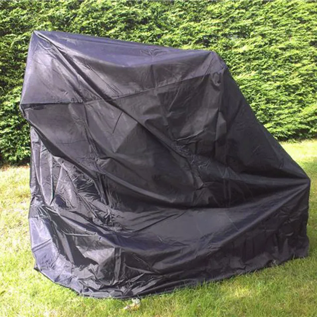 Order a This is a hard-wearing, black, fully waterproof fabric cover, made to easily slip over your BBQ or other garden machinery.

Measurements: 1450mm x 610mm x 1170mm